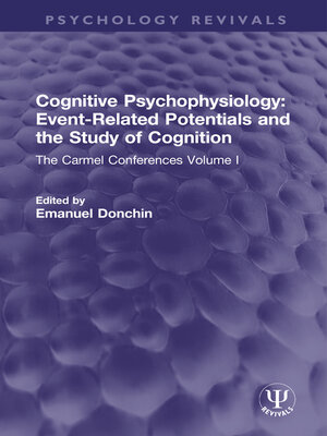 cover image of Cognitive Psychophysiology